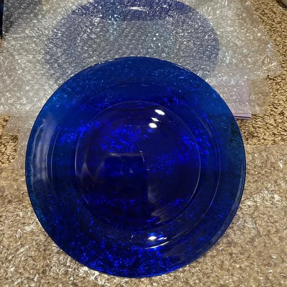 15-Piece Charcuterie or Lunch Set, Cobalt Blue Glass - Picture 11 of 15